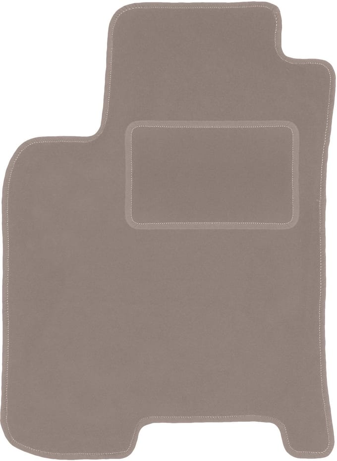 Beige bestuurdersmat voor: Daewoo Lanos sedan, hatchback (1997-2004)