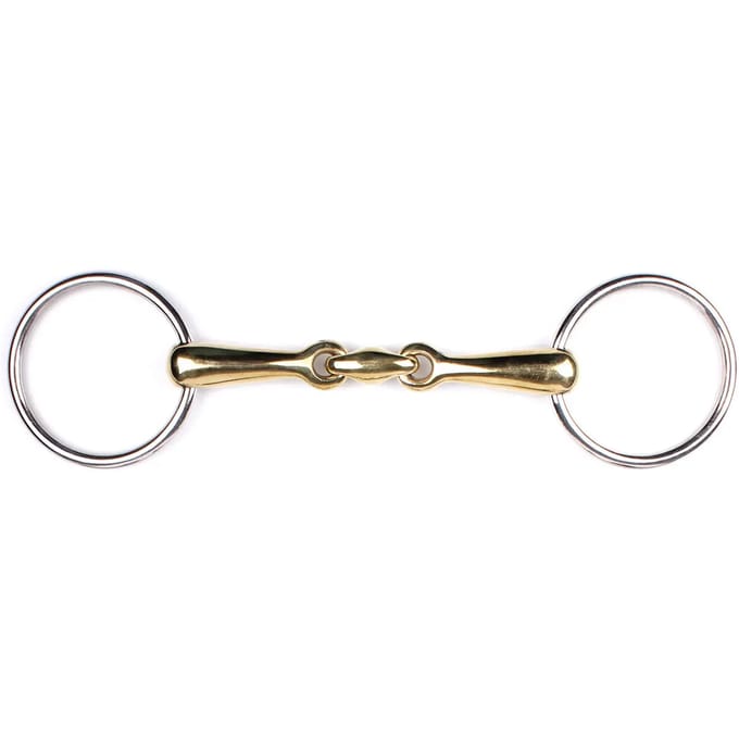 Dubbele breekmond in maillechort argentan Q-essentials Argentan