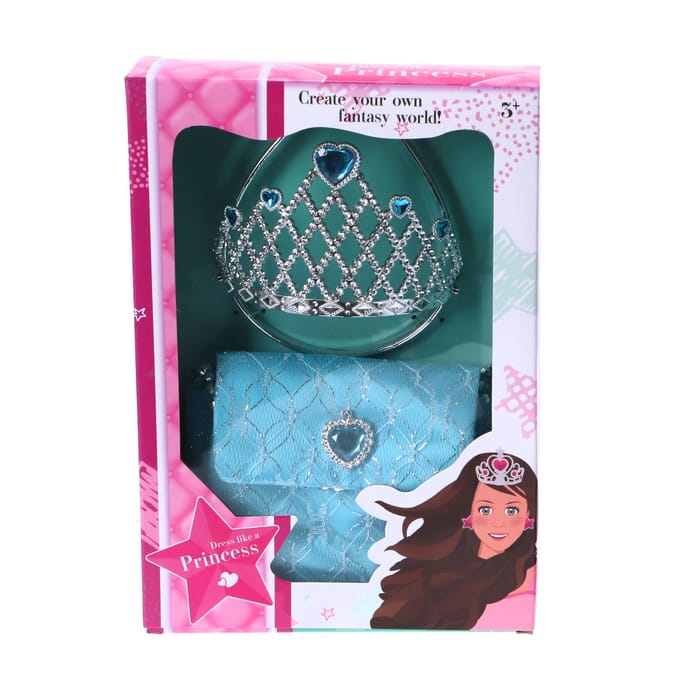 Tiara met tasje 2 assorti