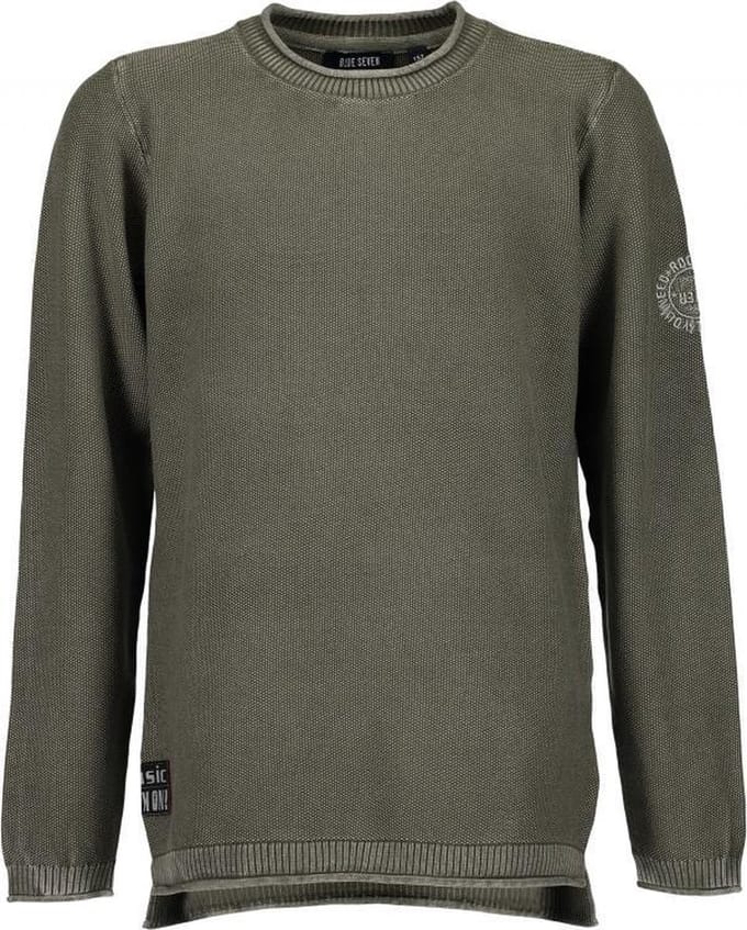 Blue Seven jongens trui met structuur Green