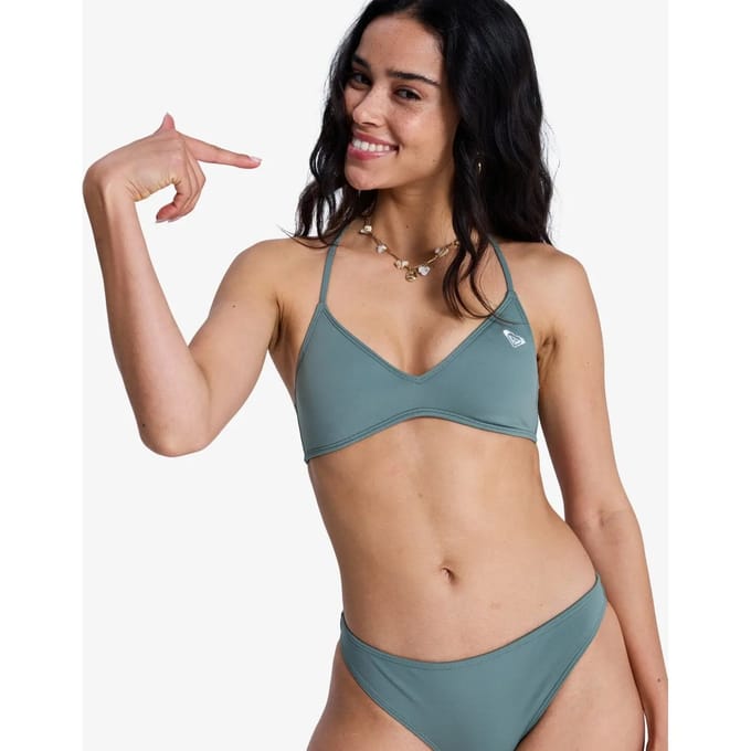 Roxy Essentials Sd Athletic Triangle Bikinitop Grijs XS Vrouw