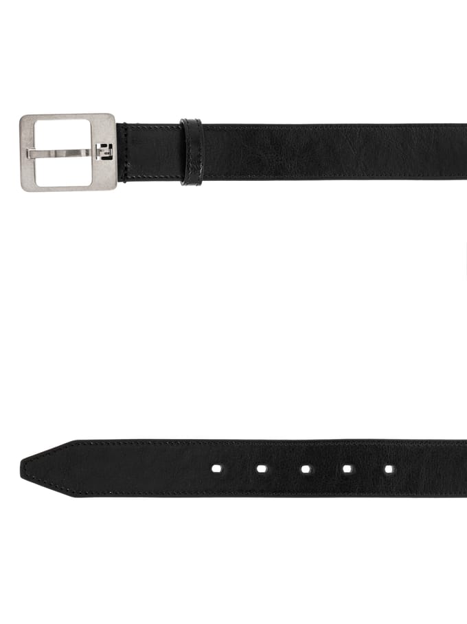 FF Monogram Gesp Leren Riem