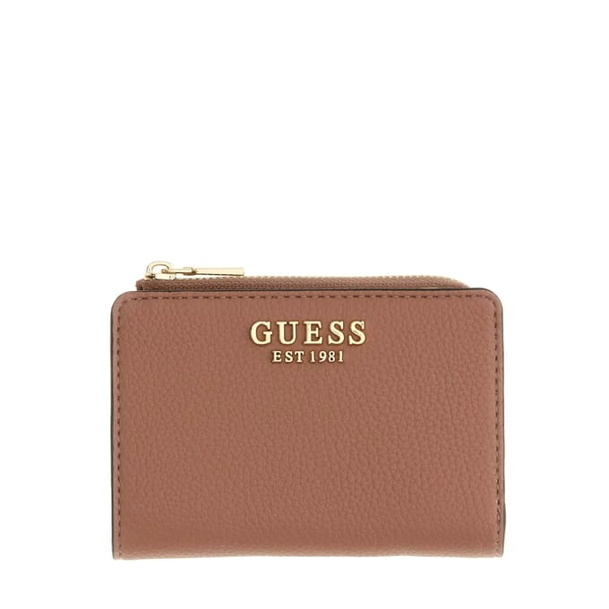 GUESS portemonnee Melody SLG Zip Around Card Case Rosewood roze