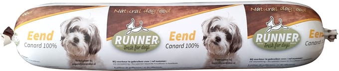 Runner worst eend doos 10 stuks x 400 gram