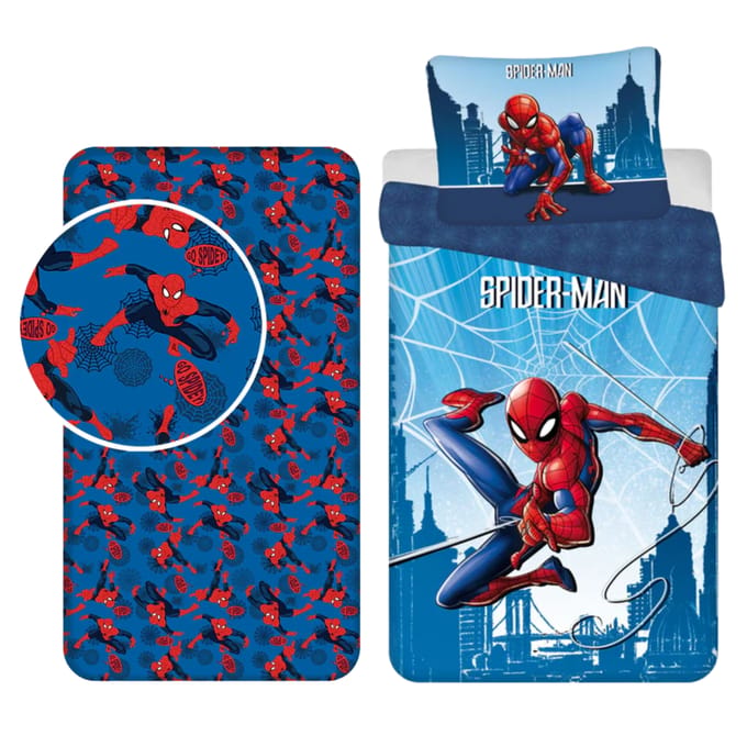 Spiderman Dekbedset - Dekbedovertrek - Hoeslaken - Kussensloop