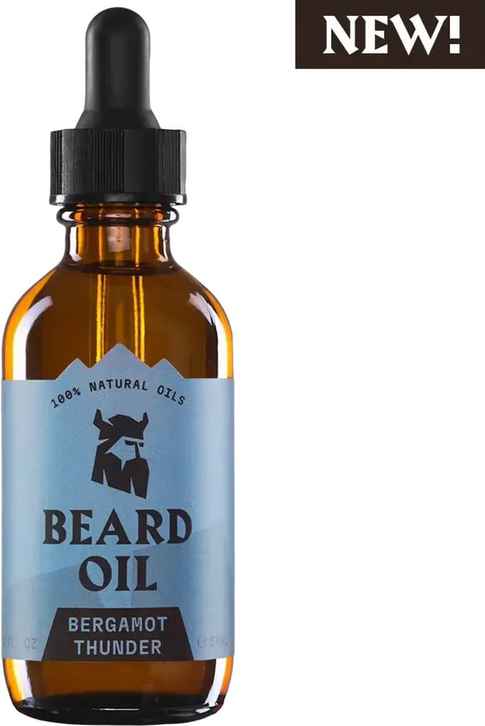 Striking Viking Baardolie voor Mannen - Bergamot Thunder - 60 ml