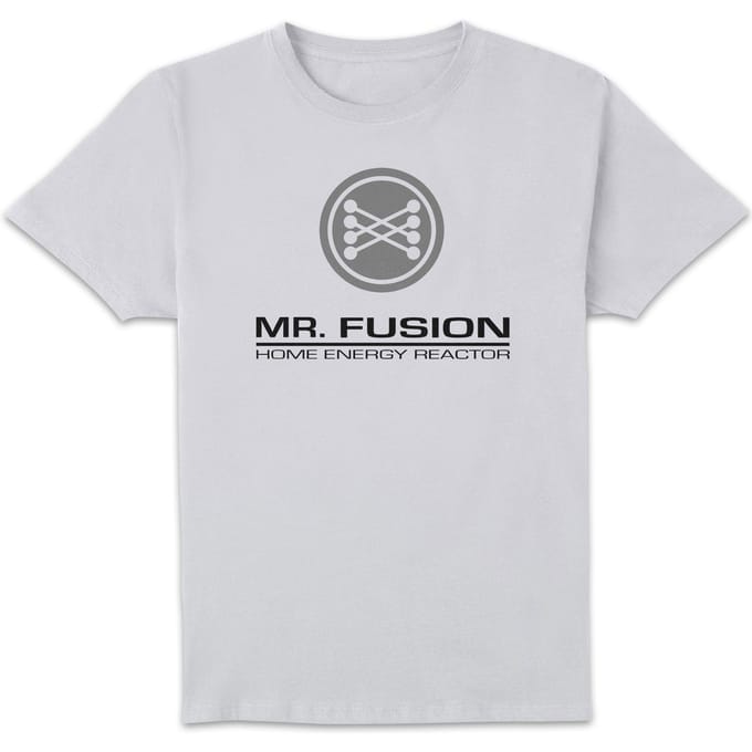 Back to the Future Mr. Fusion T-shirt - Wit - L