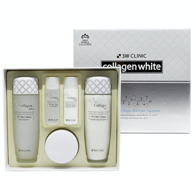 3W CLINIC Collageen witte huidverzorging 3 SET white