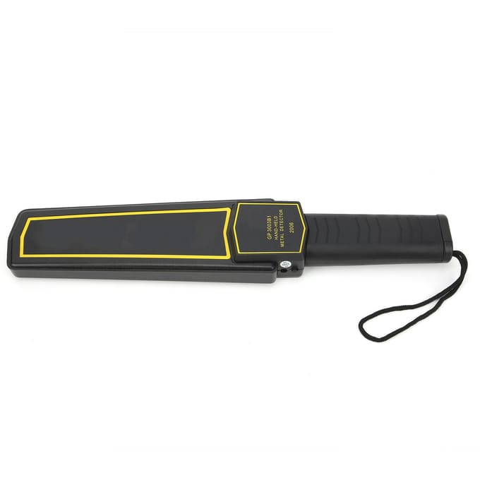 GP3003B1 Beveiligingsscanner Handheld Luchthavenbeveiligingsinspectie Grootschalige Multifunctionele Metaaldetector black