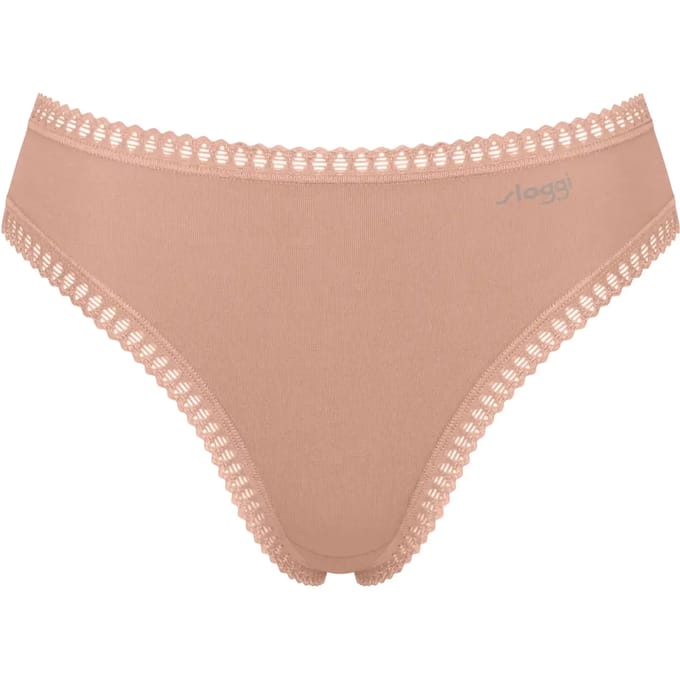 Sloggi Women GO Crush High leg (3-pack) - dames slip - beige