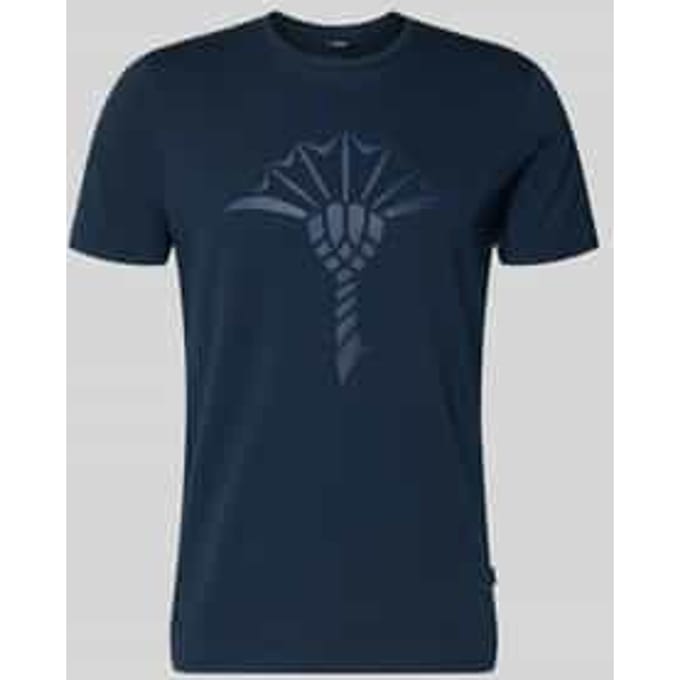 T-shirt met ronde hals model 'Alerio'