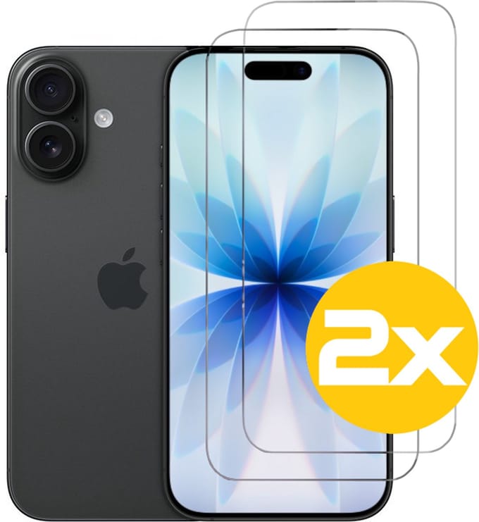 Screenprotector Geschikt Voor iPhone 17 - Glasplaat - Tempered Glass - 2 Stuks