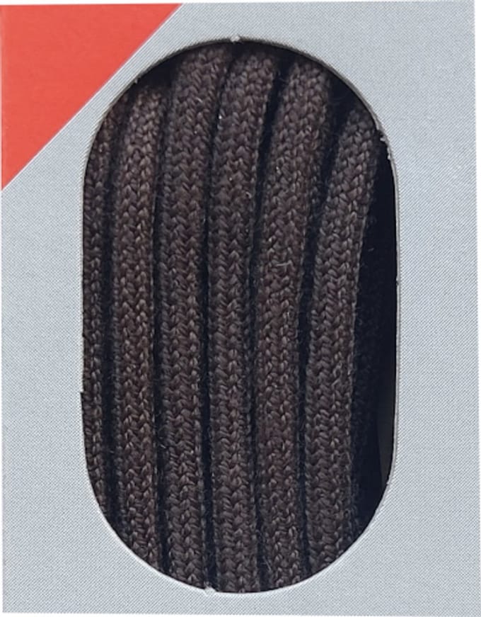 Bob Veter - Donker Bruin - Dun Rond - Lengte 90 cm - Dikte 2 mm - Schoenveter
