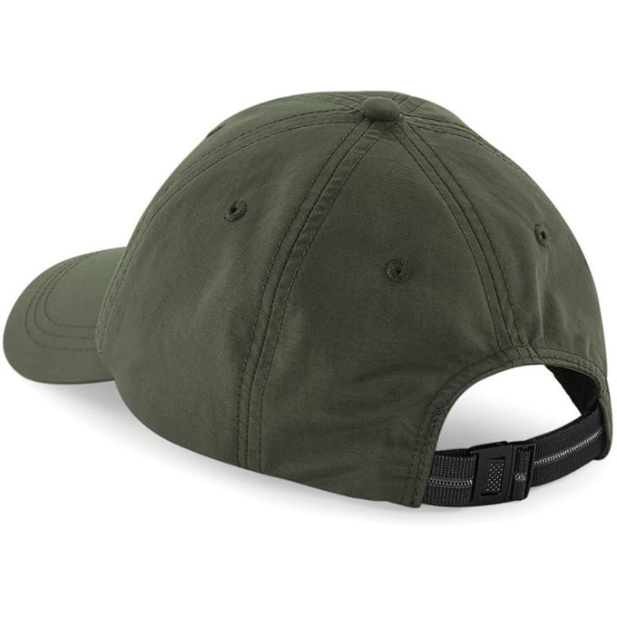 Beechfield Unisex Outdoor Waterdichte 6 Panel Baseball Cap (Olijf)