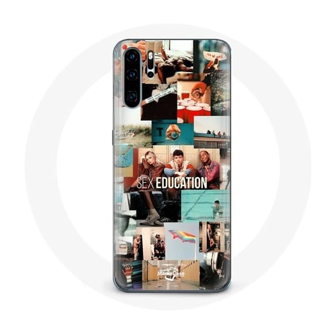 Coque pour Huawei P30 - Sex Education - Souple - Blanc - Protection - Mixte
