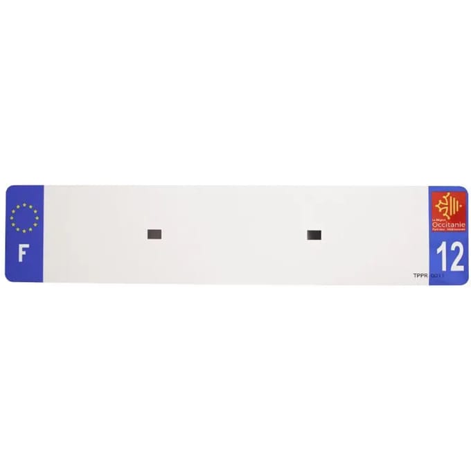 Nummerplaatstrip voor pvc Top Plaq 12