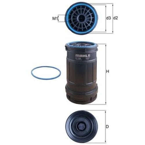 Brandstoffilter MAHLE KC 699D