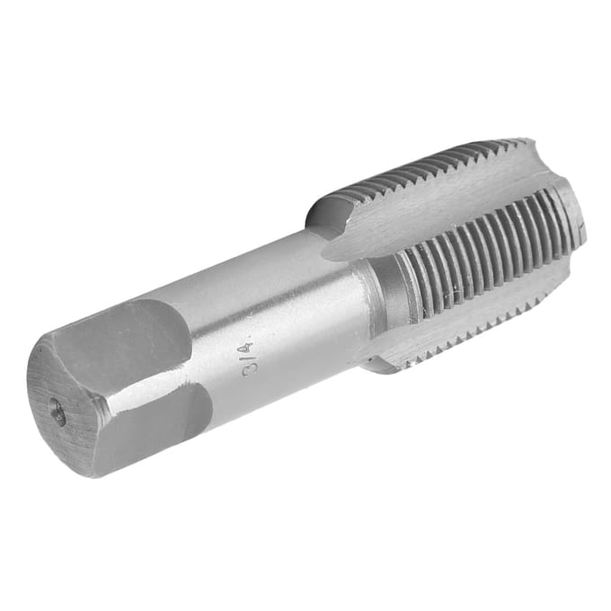 Draadreparatie Machine Tap Zilver Hoge Snelheid Staal Hand Tappen Onderhoudsgereedschap 34In gray