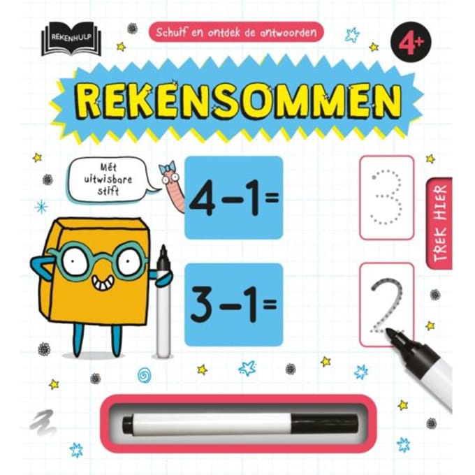 Schuif en ontdek - Rekensommen Kartonboekjes