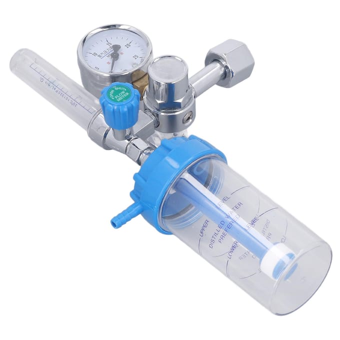 Y008 Zuurstofdrukregelaar Boei Type Inhalator Flowmeter Absorber met BSP 5/8 Inch Inlaat