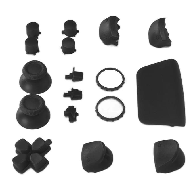 Vervangende Knoppen L2 R2 Volledige Set Knoppen Vervangende Knop Reparatiekit voor PS5 ControllerZwart zwart