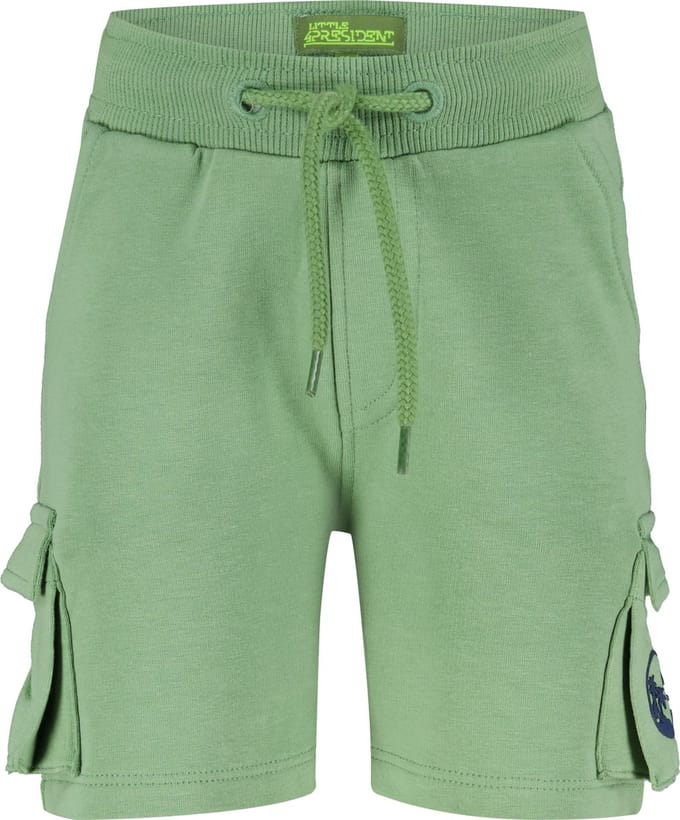 4PRESIDENT Korte Broek Jongens Short - Mineral Green - Maat 110
