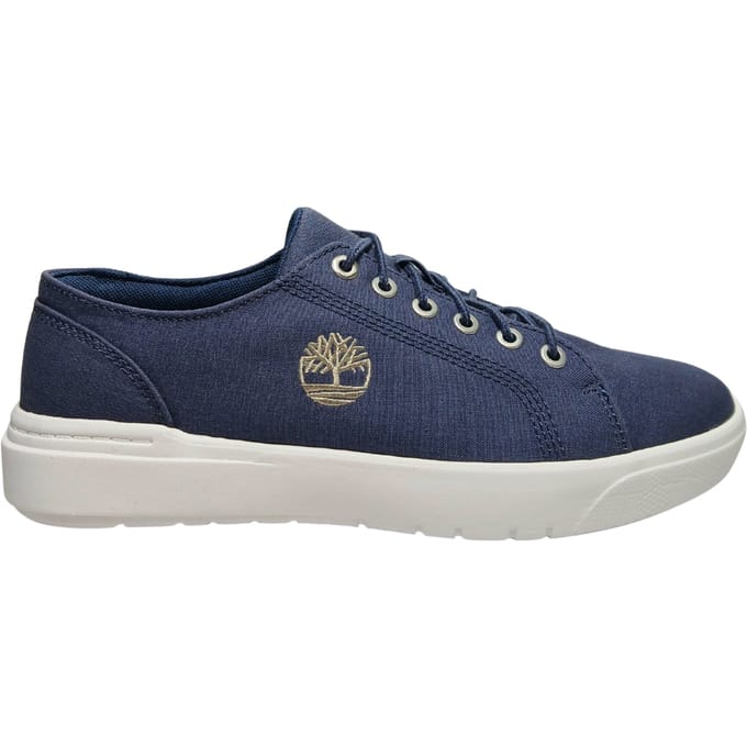 Mannenschoenen Timberland Seneca Bay Lace Up Dark Blue Canvas