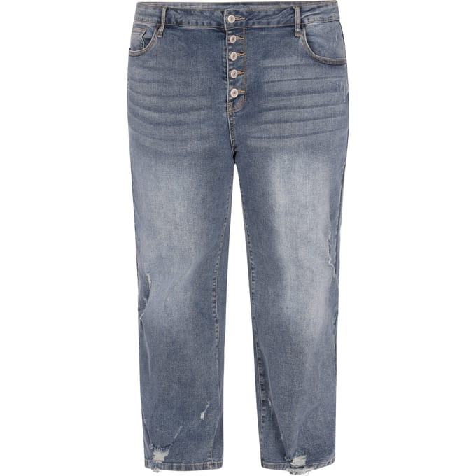 Mymo Plussize broek vrouwen grijs