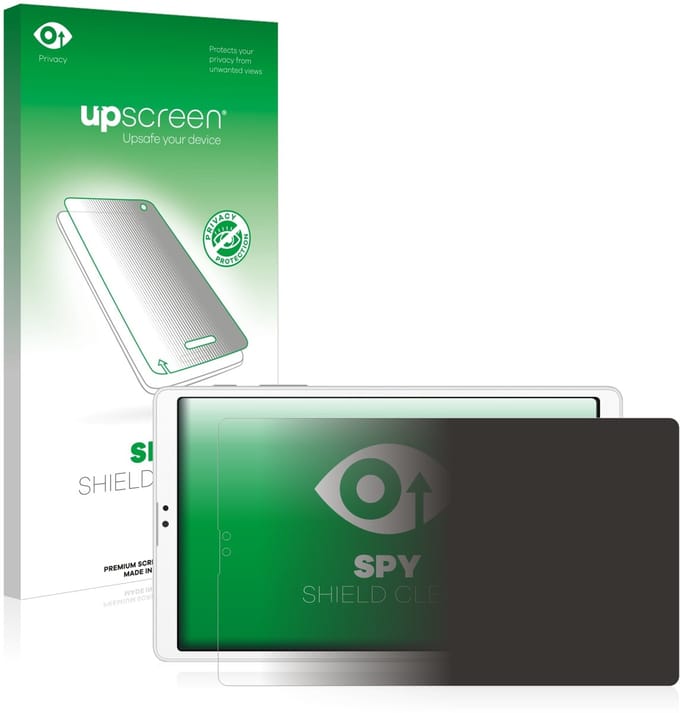 upscreen - privacy screenprotector voor Samsung Galaxy Tab A7 Lite LTE 2021 (Landschapsmodus) - Folie Beschermfolie Blauwlichtfilter