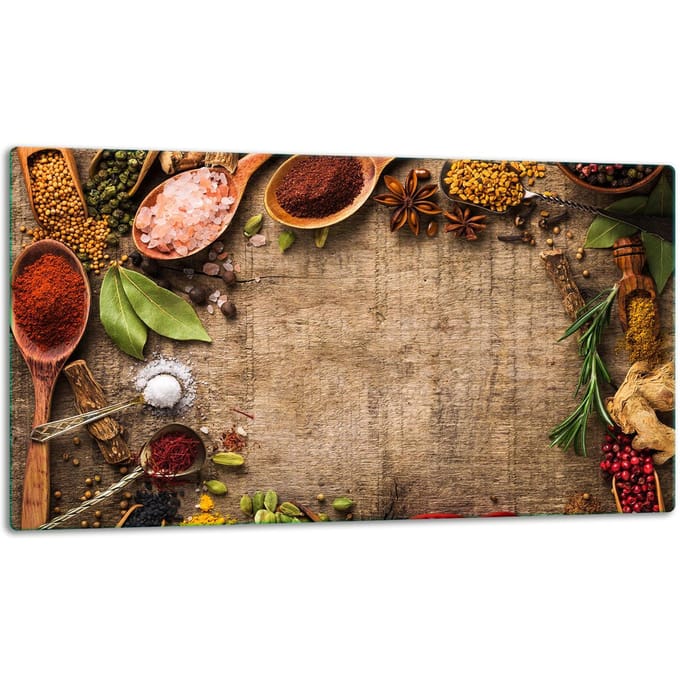 TMK ArtDeko - Snijplank - Glas - 52x30cm - Veelkleurig