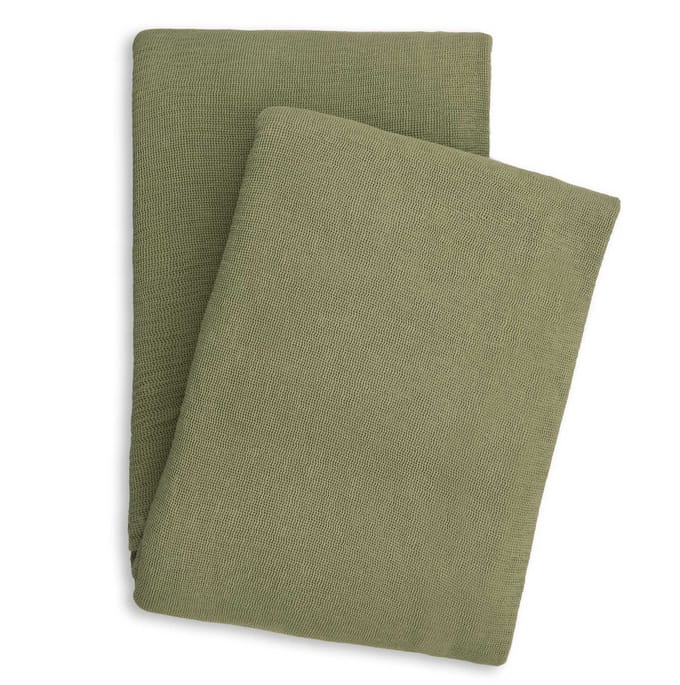 Yellow ICA plaid - Army Green - 140x200 cm