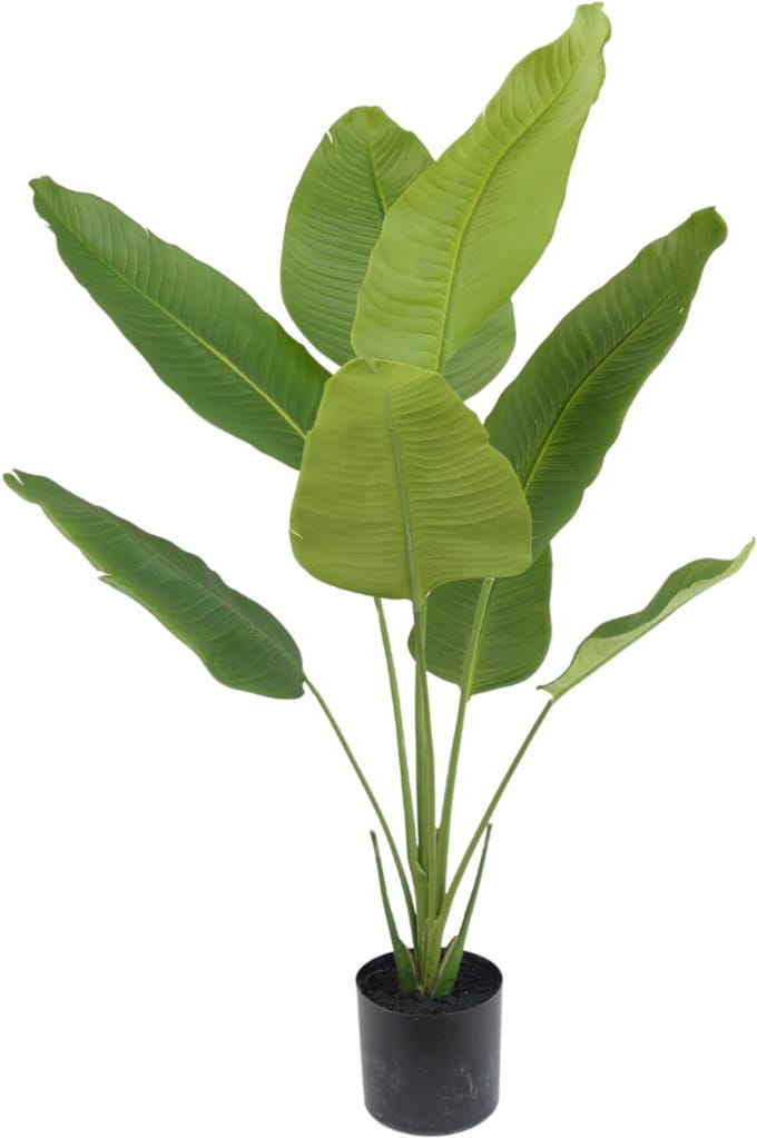 Silk-ka Kunstplant voor Binnen Strelitzia Groen 150 cm