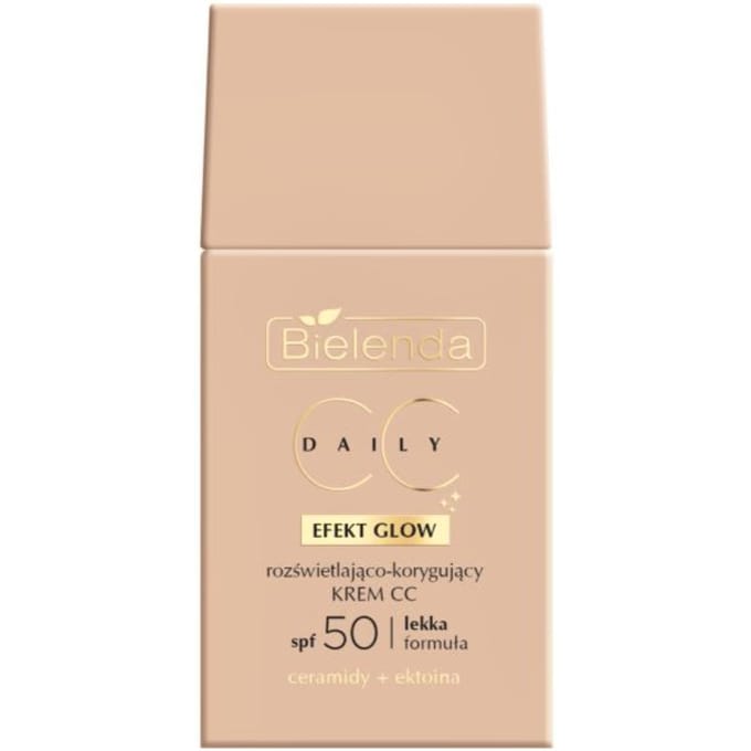 Bielenda Daily CC Moisturizing &amp; Correcting Cream SPF50 Glow Effect 40 ml