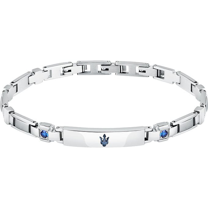 Maserati - JM224AXO02 - Armband - Heren - 18cm - SAPPHIRE