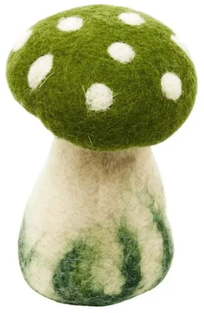 Paddenstoel Groen - Handpop