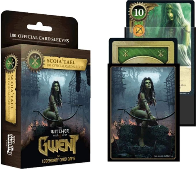 MNKY Entertainment Gwent sleeves - 100 stuks Scoia'tael kaartenbescherming.