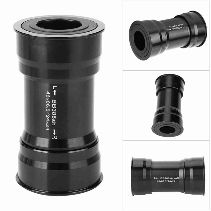 BB386 24mm Press Fit Lager Bottom Brackets Voor Cranksets Mountain Racefiets Fietsaccessoire black