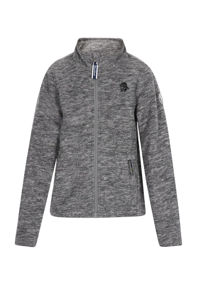 Schmuddelwedda Fleece jas jongens (kinderen) grijs melange
