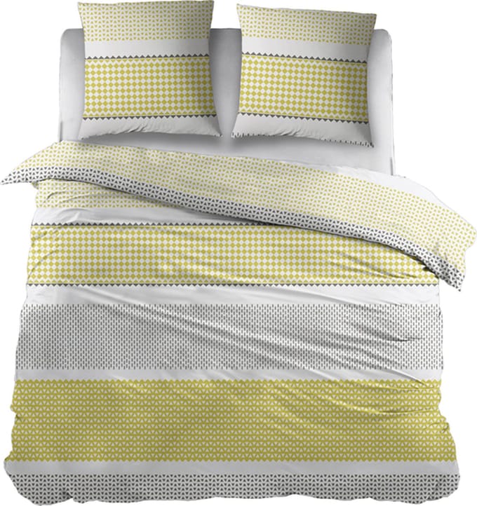 Snoozing Bowi Dekbedovertrek - Extra breed - 260x200/220 cm - Yellow