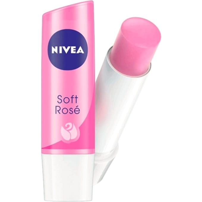 Nivea - Lippenbalsem - Soft Rose - Natuurlijke Olie - 5,5 g