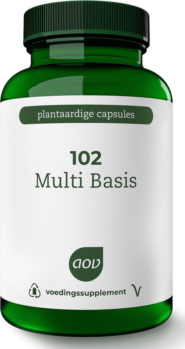 AOV Voedingssupplementen - 102 Multi Basis - 120 vegacaps