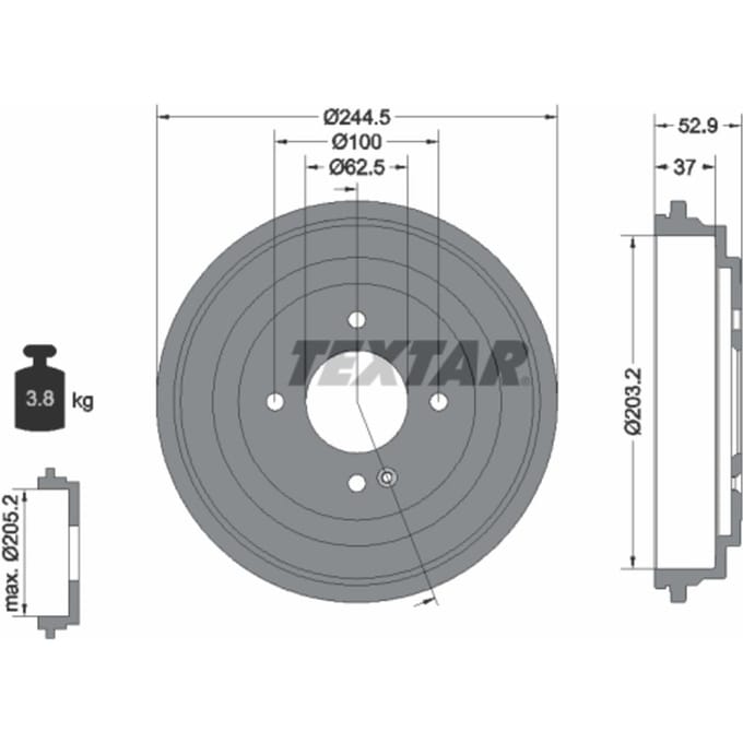 Remtrommel TEXTAR 94048100