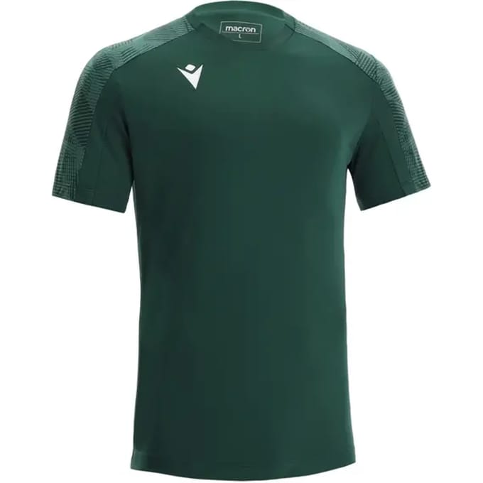 Macron Gede Shirt Korte Mouw Heren - Donkergroen | Maat: M