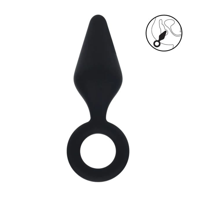 Levelz - Siliconen Anaal Plug met Ring - Maat M