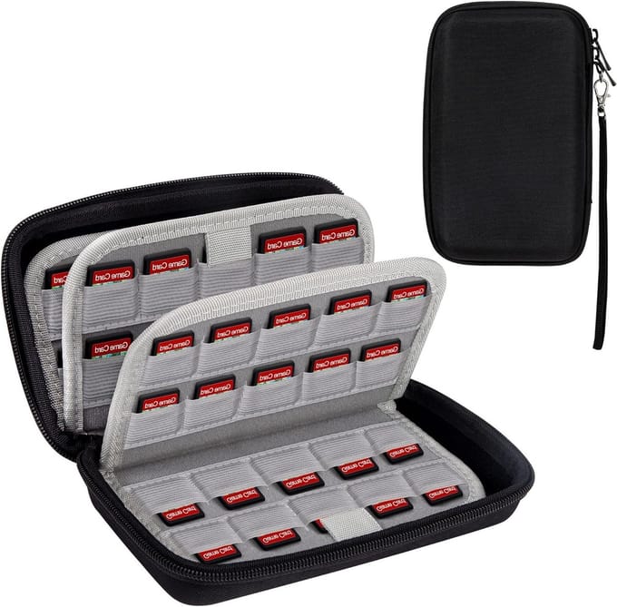 Game Storage Box voor Nintendo Switch, 80 Slots voor Game Cards, Draagbare Hard Shell Opbergdoos