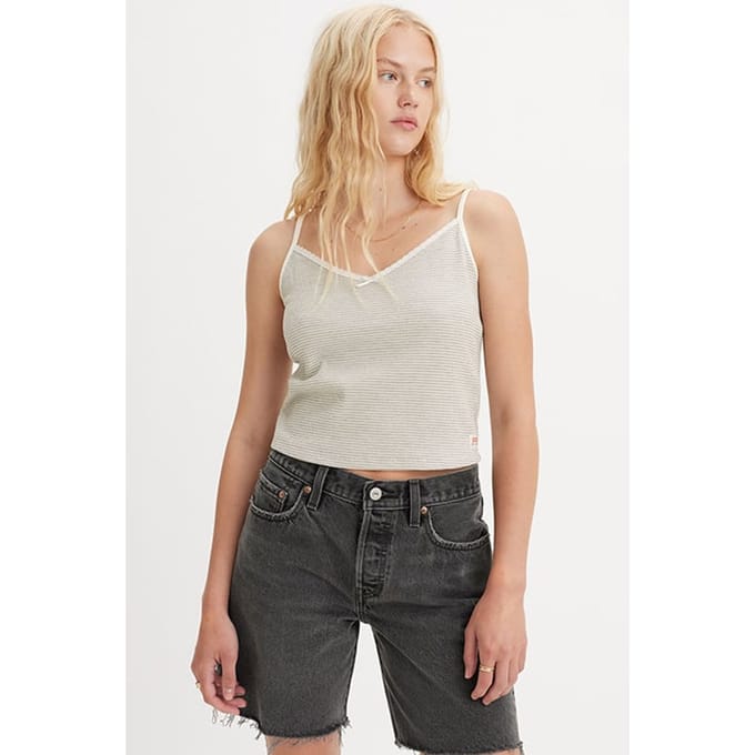 Levi's Dry Tank Top Ecru Größe: L | Tanktops Outlet | Damen | Braun
