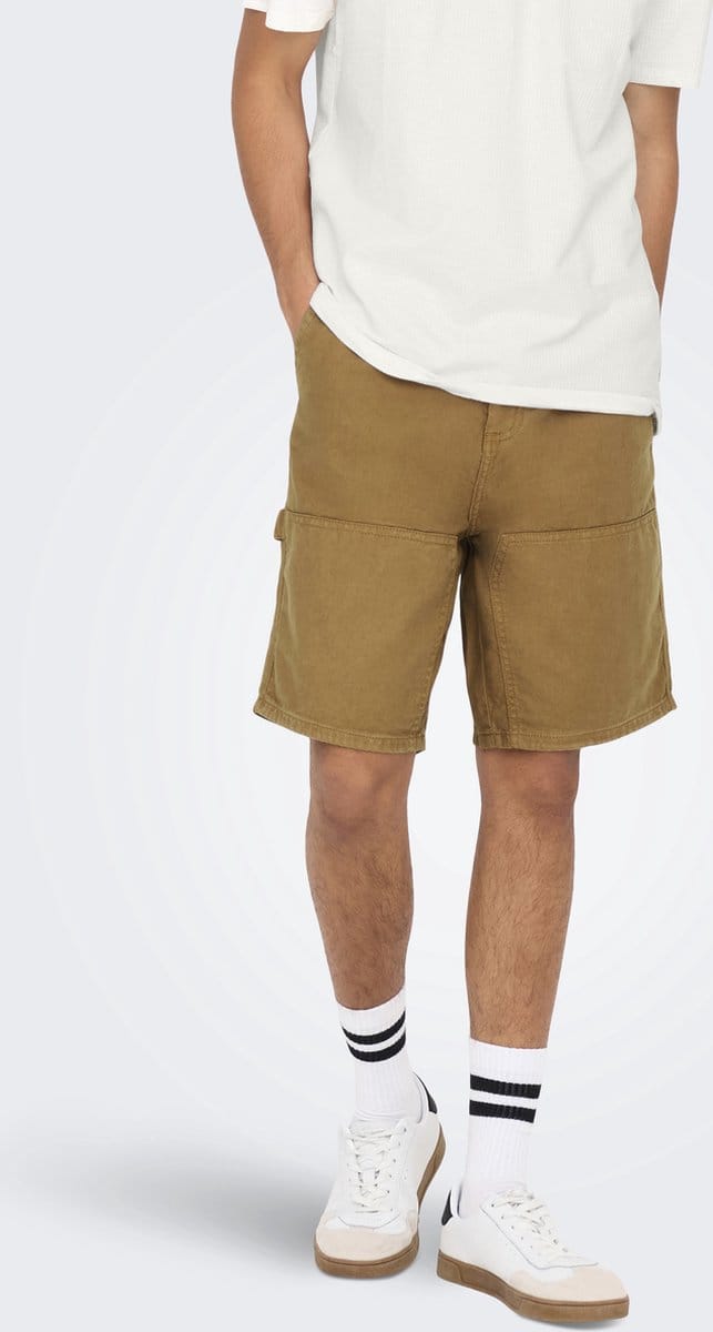 ONLY&SONS - ONSEDGE CARPENTER STRAIGHT 0186 SHORTS - Heren - Bermuda shorts