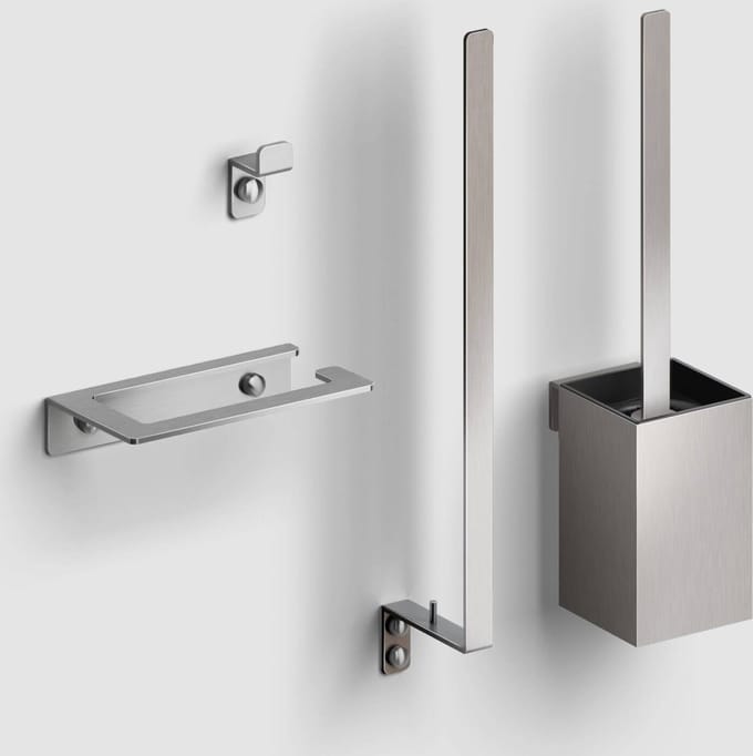 Clou Set van 2 Fold schroef afdekkapjes, mat wit