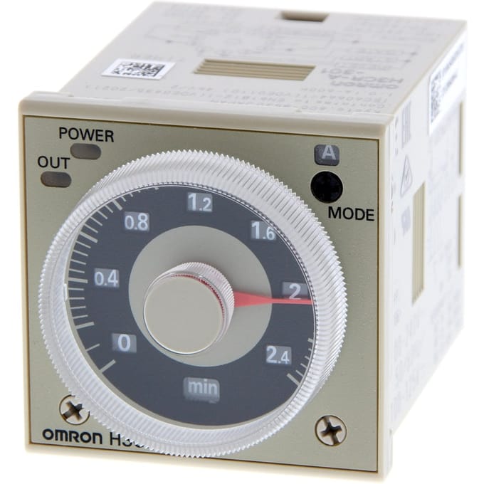 Omron H3CR Multifunctionele Timer Relais 48x48mm - H3CR8096C