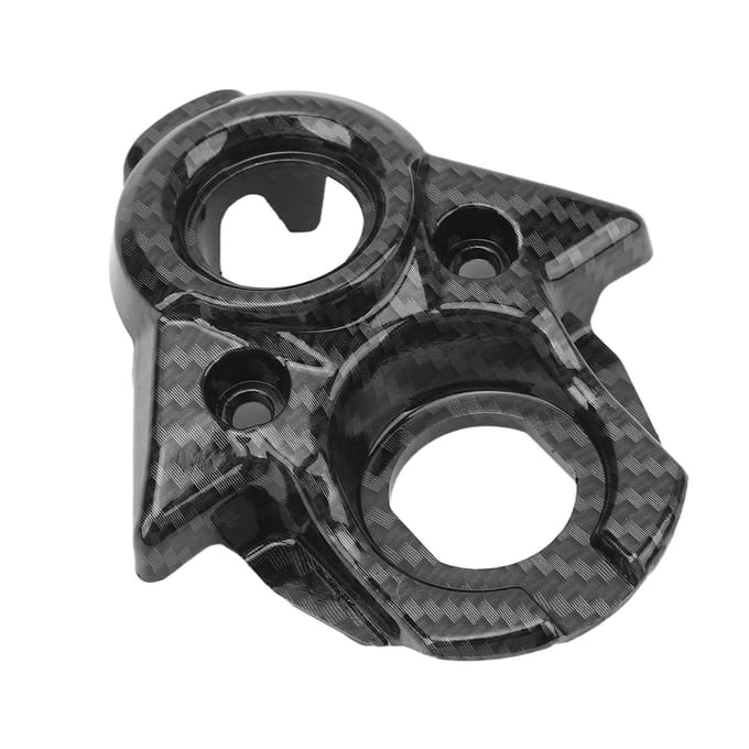 Cache décoratif de commande centrale motif fibre de carbone remplacement pour SurRon Light Bee X S black